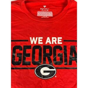 Fanatics Georgia Bulldogs We Are T-Shirt Red XL Adult Short‎ Sleeve UGA